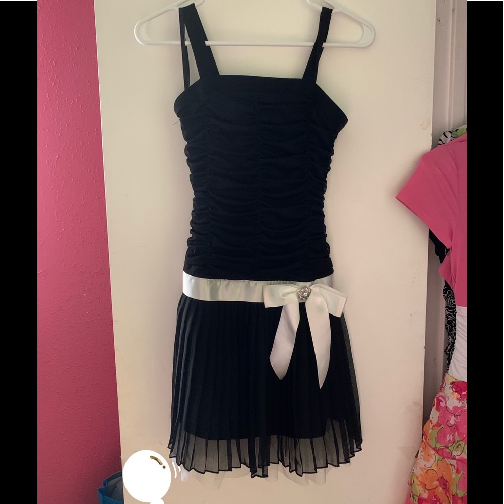 B Wear Black & White Formal Girl’s Dress